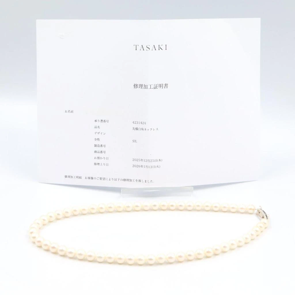 Tasaki Silver 925 Pearl Necklace 5