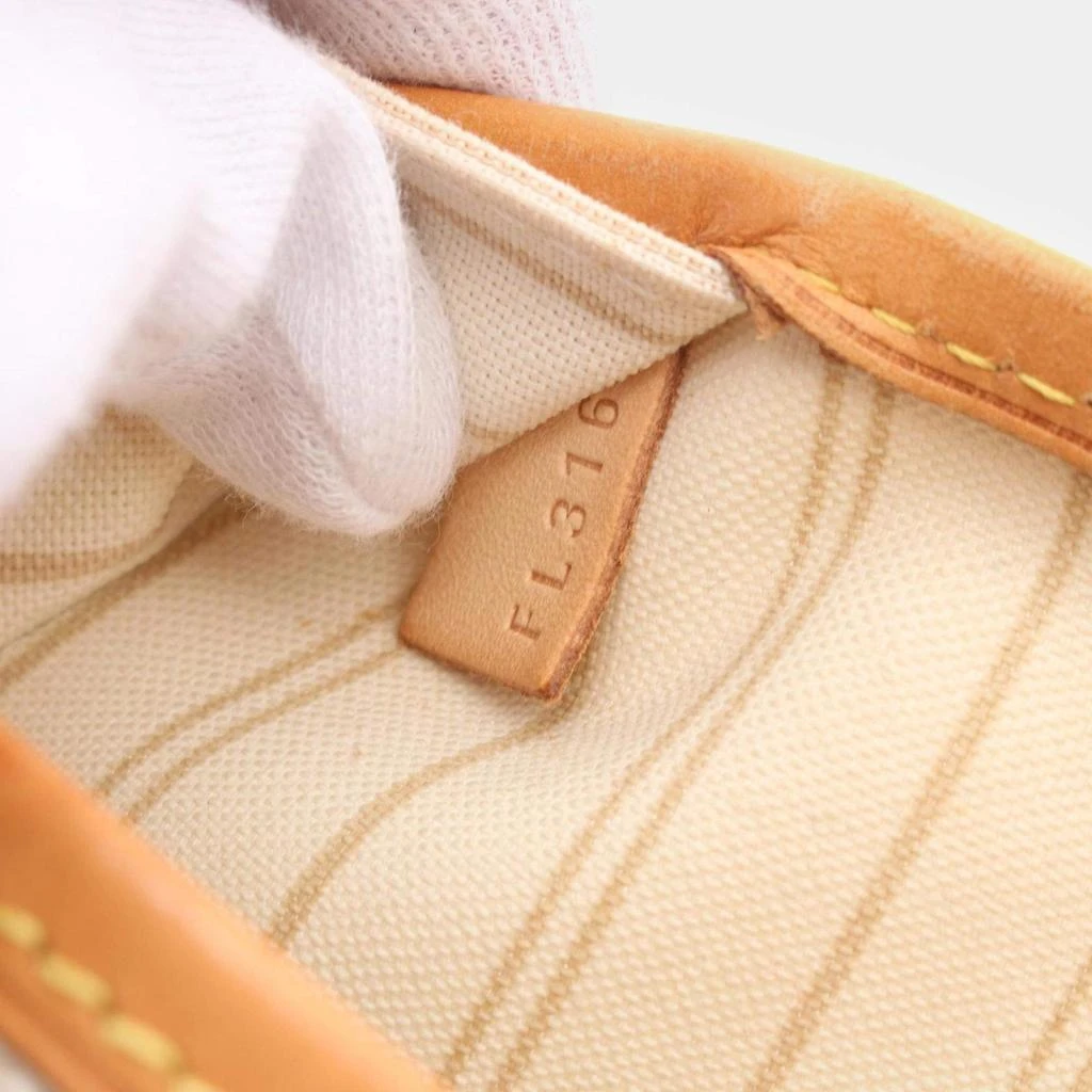 Louis Vuitton Louis Vuitton White Damier Azur Canvas Neverfull MM Tote Bag 5