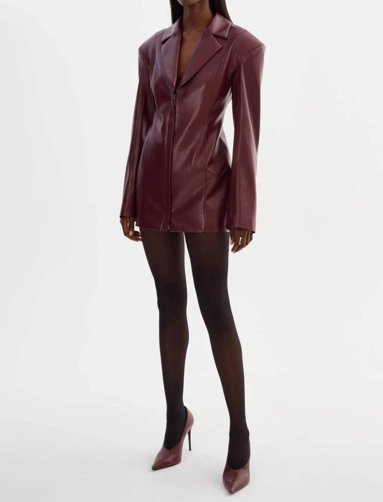 LaMarque Lamarque - Benedetta Faux Leather Blazer Dress 4