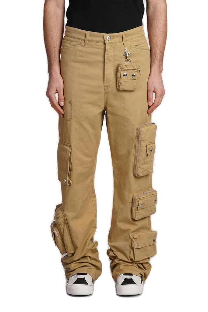Lanvin Lanvin X Future Utility-Pockets Straight-Leg Cargo Trousers 1