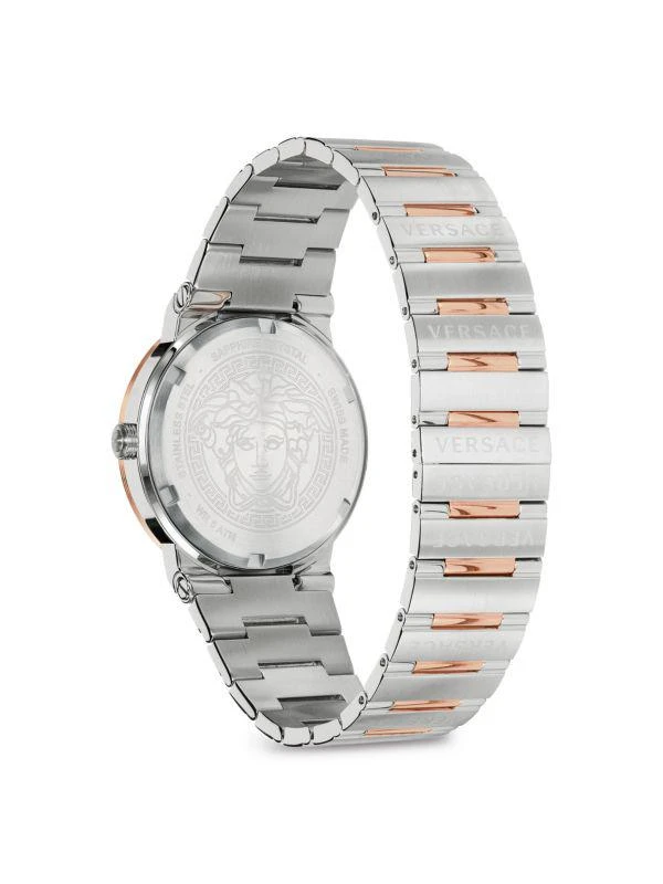Versace Greca Icon 41MM Two Tone Stainless Steel Bracelet Watch 2