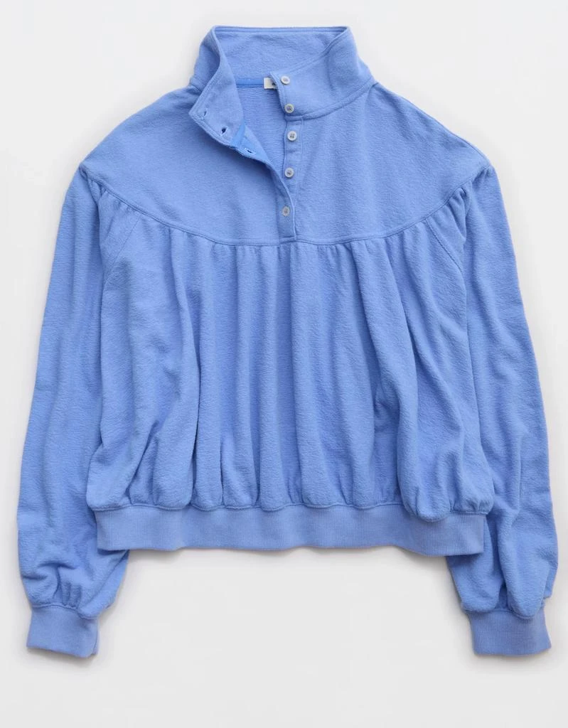 Aerie Aerie Soft Life Button Sweatshirt 3