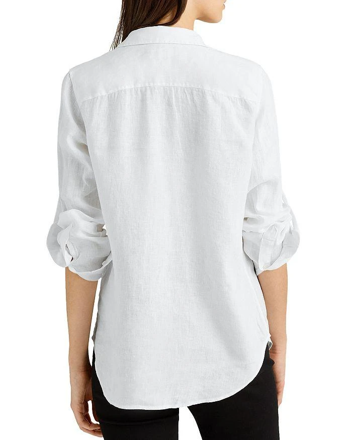 Lauren Ralph Lauren Linen Long Sleeve Collared Button Down Shirt 5