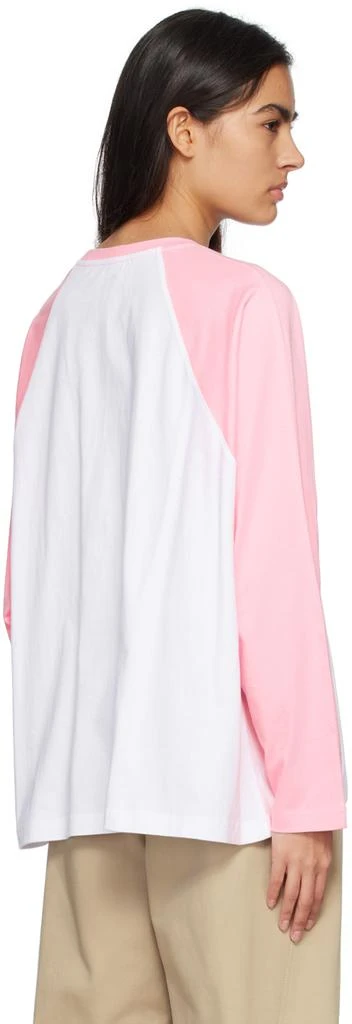 We11done White & Pink Teddy Bear Long Sleeve T-Shirt 3