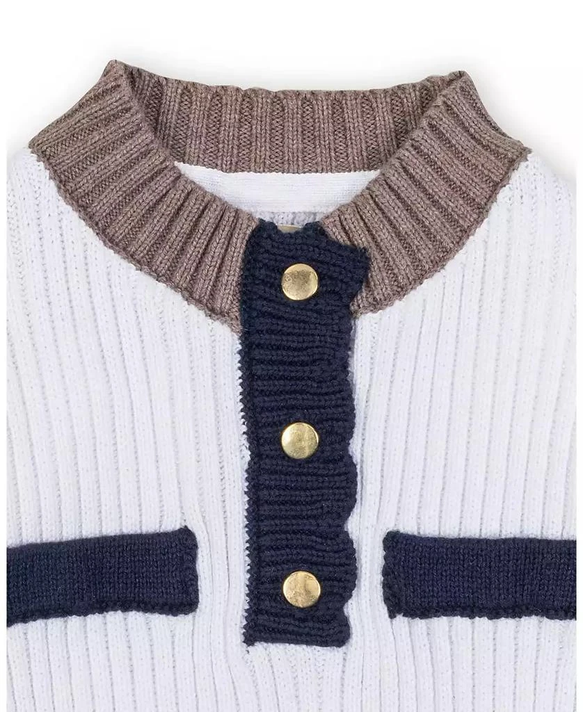 Hope
Henry Little and Big Girls
Organic Mock Neck Henley Sweater Dress 3