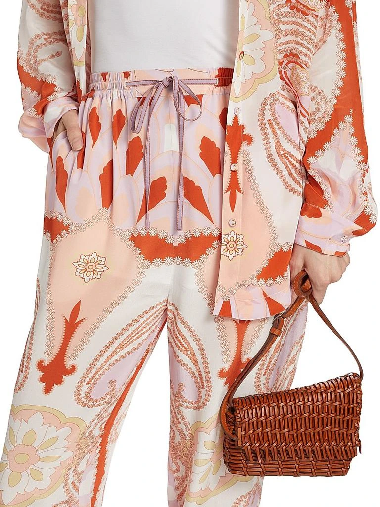 Carolina K Genie Abstract Cropped Pants 6