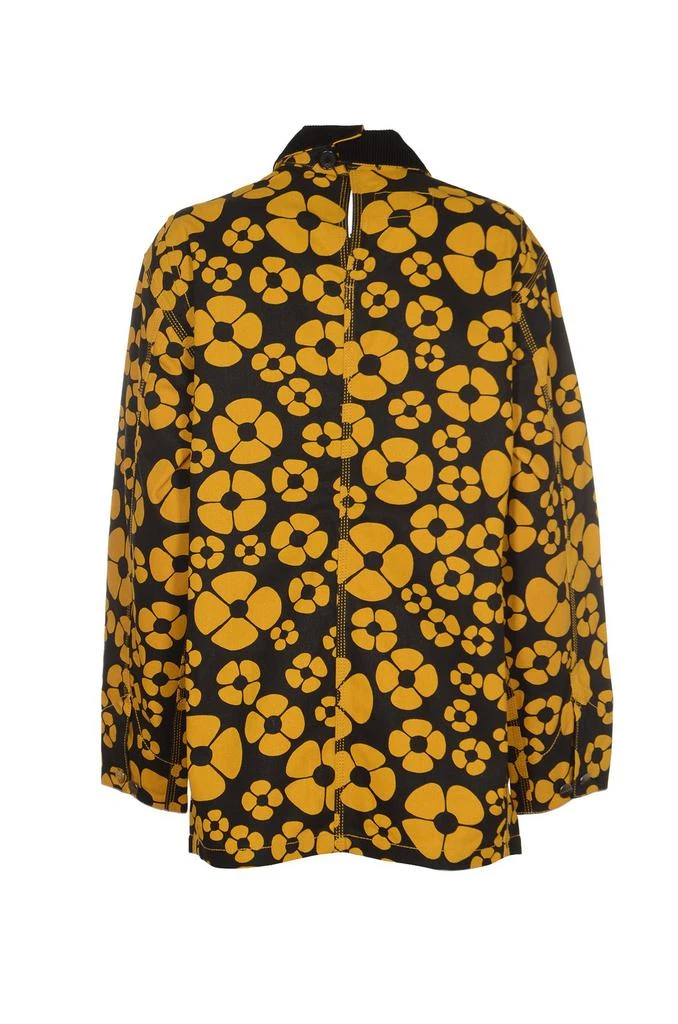 Marni Marni X Carhatt Floral Printed Buttoned Overshirt 2