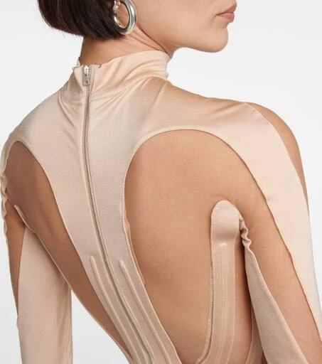 Mugler Paneled jumpsuit 6