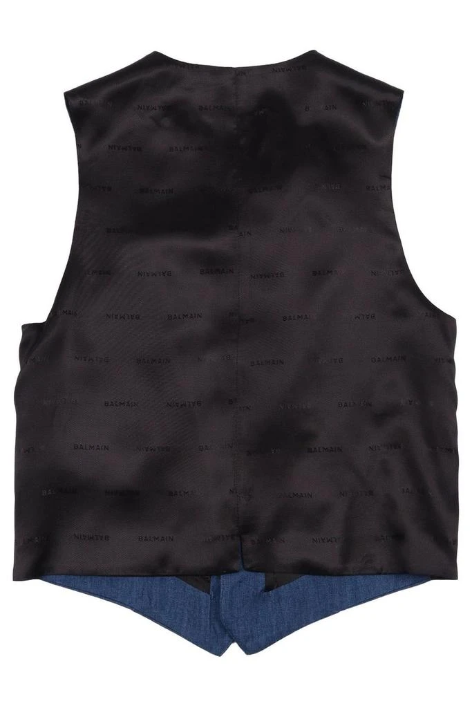 Balmain Balmain Kids V-Neck Gilet 2