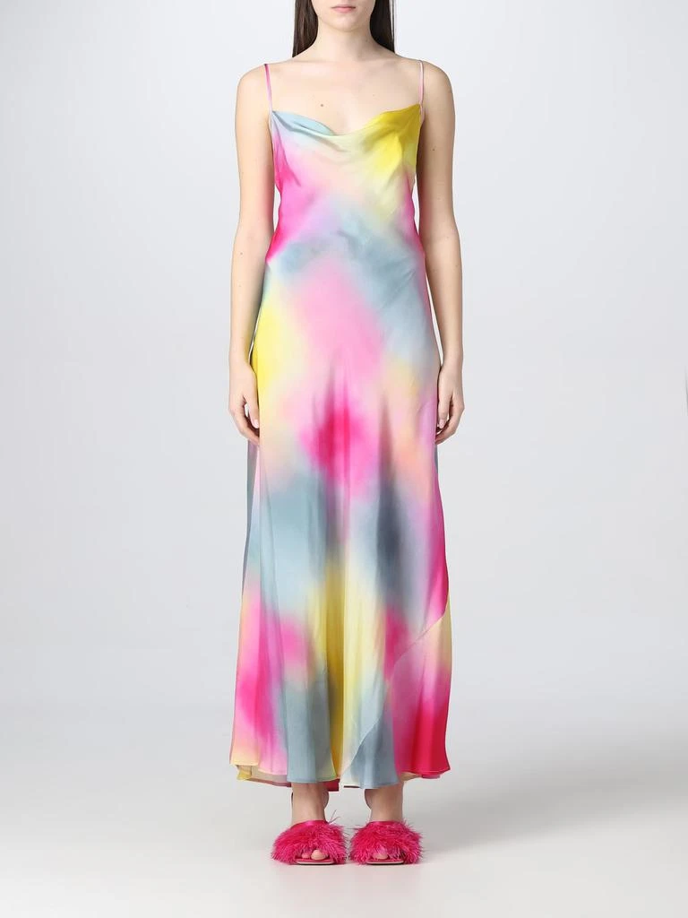 jersey wrap dress 1970s 1970s does 1930s Jersey Rhinestone Wrap Dress main image 1