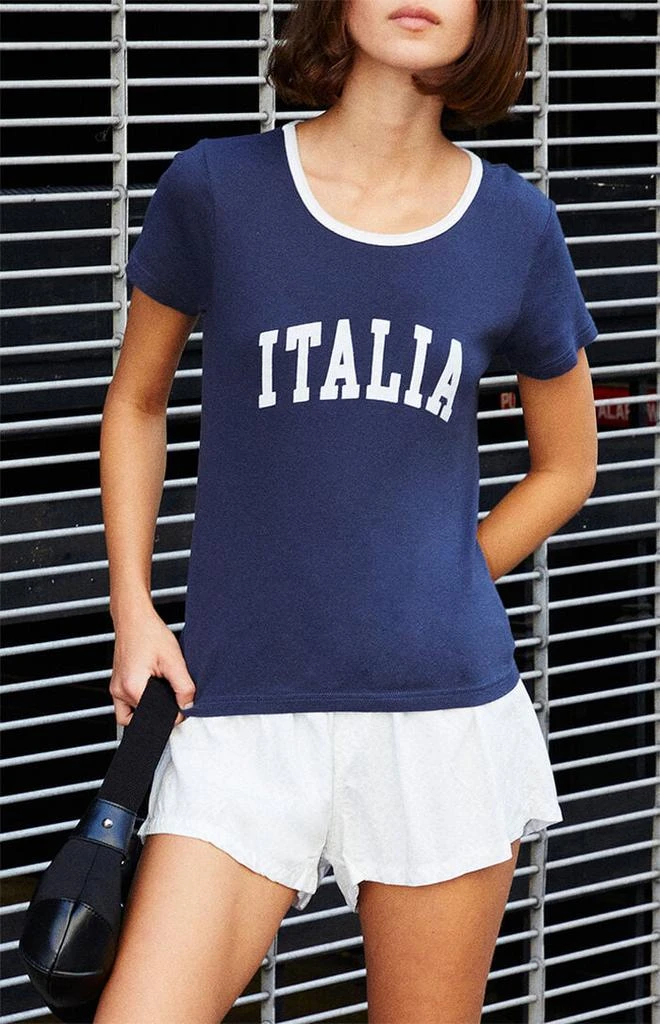 John Galt Hailie Italia Ringer T-Shirt 1