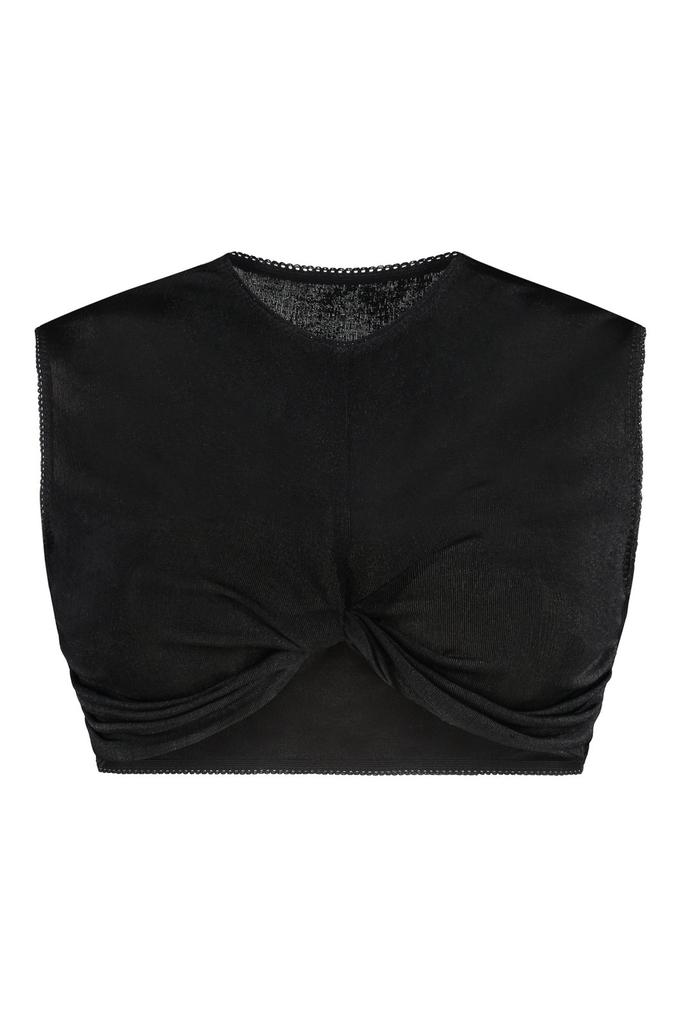 Anna October Anna October Technical Fabric Twist Crop Top