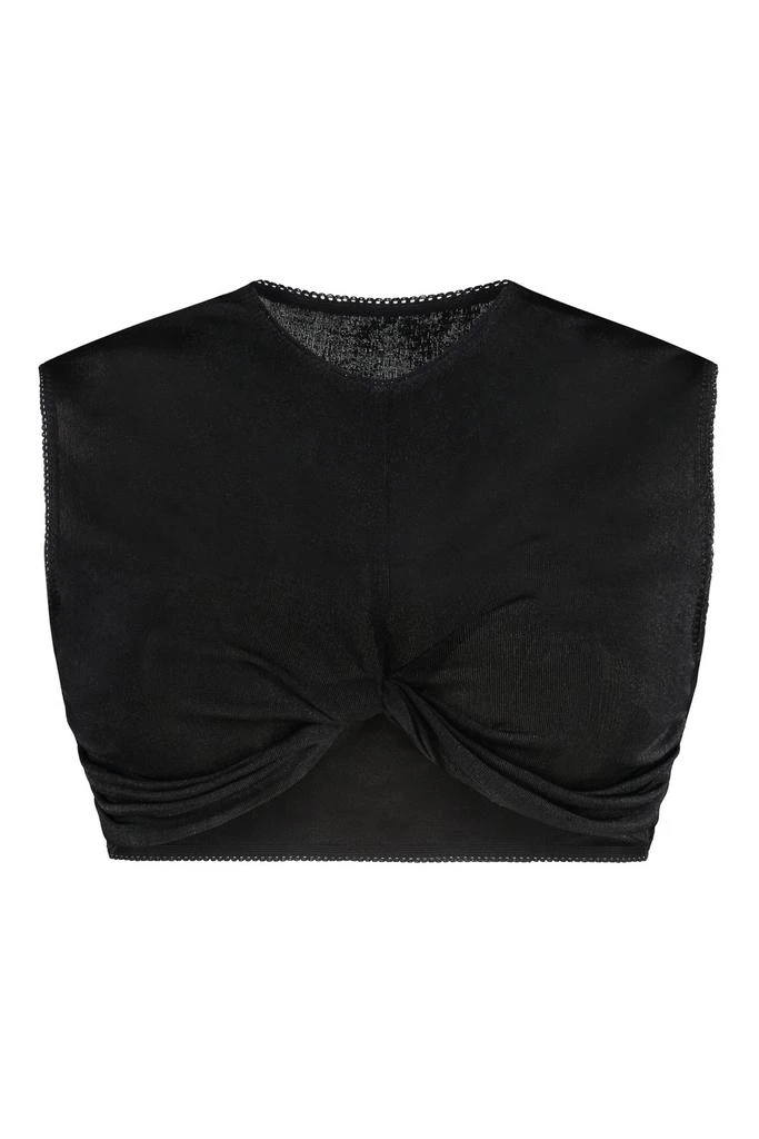 Anna October Anna October Technical Fabric Twist Crop Top 1