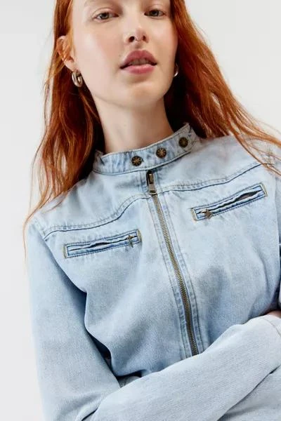 Lioness Lioness Bella Denim Moto Jacket 4