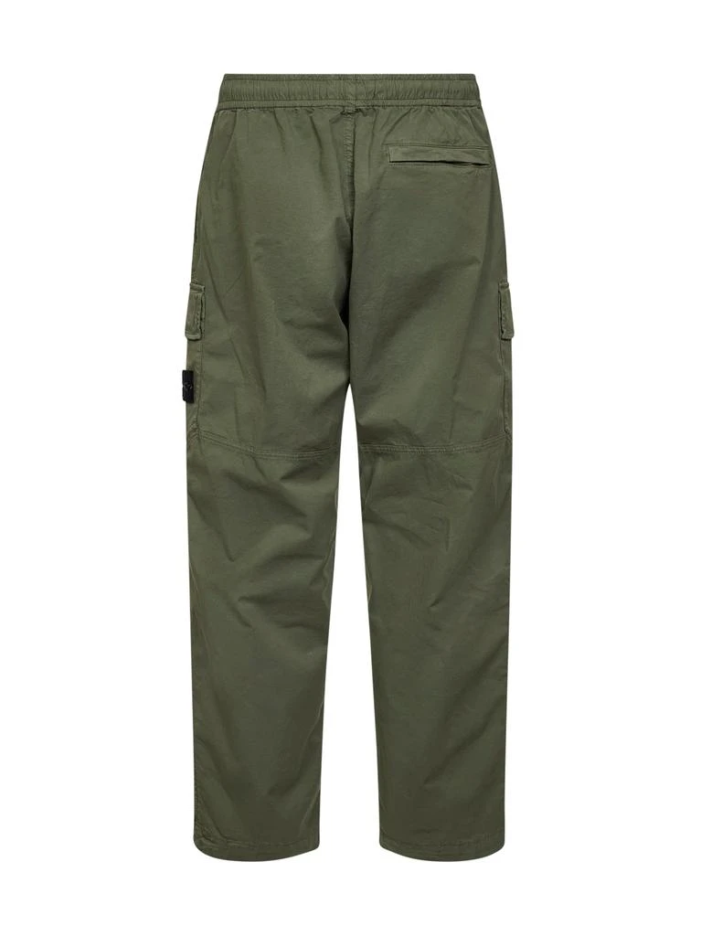 Stone Island STONE ISLAND | Military green stretch twill cargo trousers | Man | 29 2