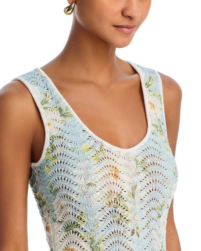 Floral Sweater Knit Crochet Tank Dress - Exclusive  On Sale Now with Up to  72% Off | Discover Exclusive Deals & Savings at BeyondStyle  Authentic  AQUA dress|women with Limited-Time Discounts,