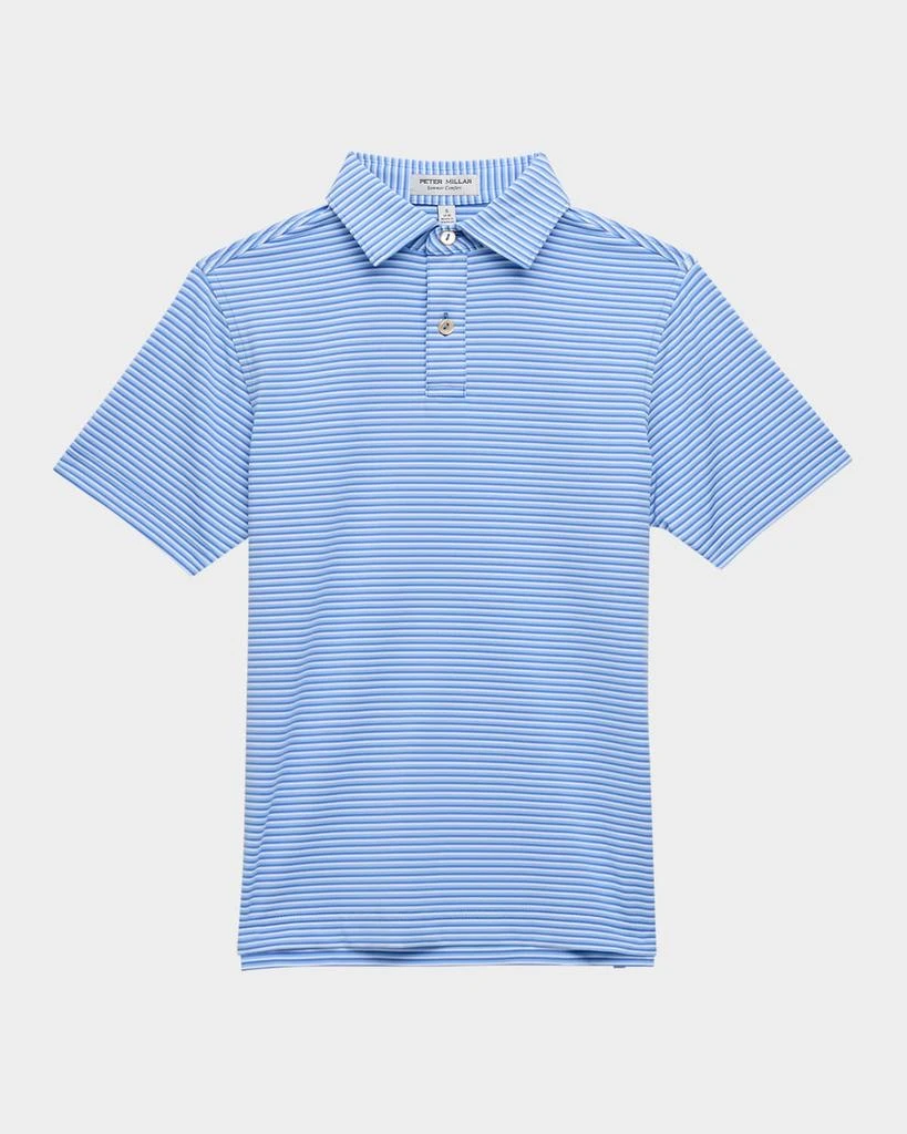 Peter Millar Boy's Linden Performance Jersey Polo Shirt, Size XS-XL 1