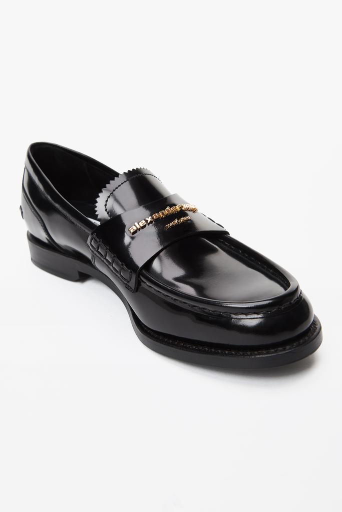 Alexander Wang CARTER LOGO LEATHER LOAFER