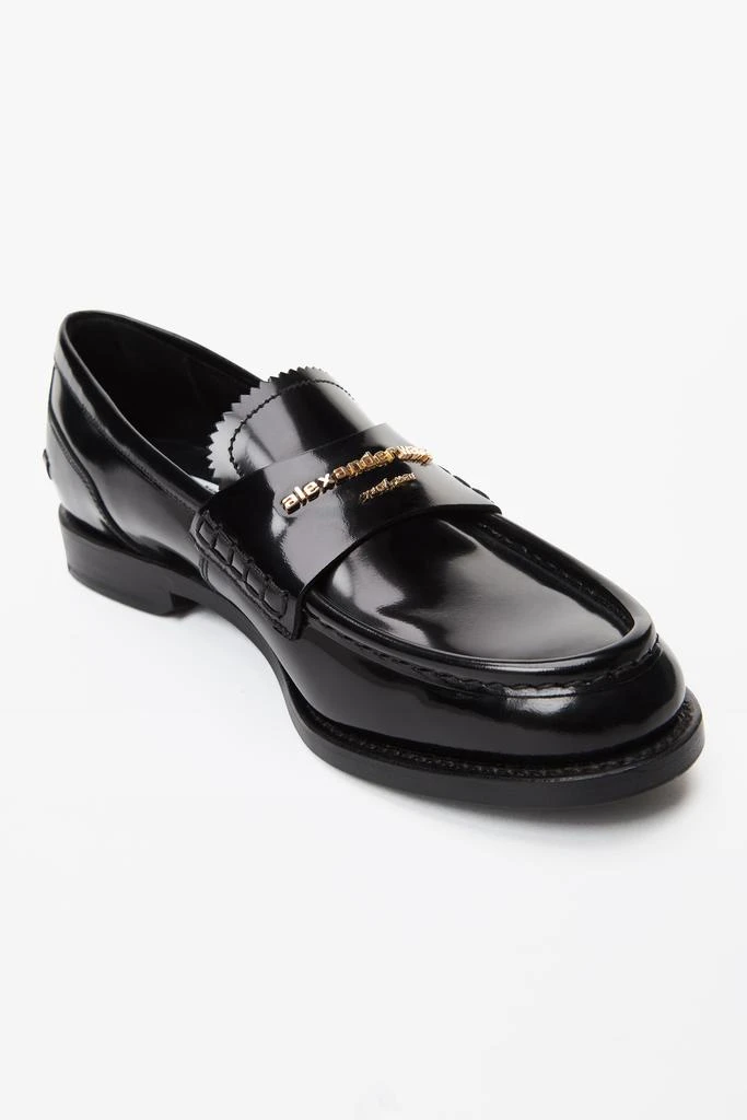 Alexander Wang CARTER LOGO LEATHER LOAFER 2