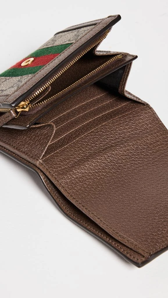 What Goes Around Comes Around Gucci Brown Coated Canvas Ophidia GG Wallet 4