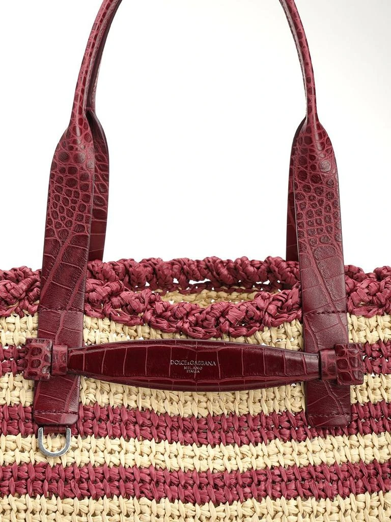 Dolce & Gabbana Dolce & Gabbana Woven Shopper Bag 5