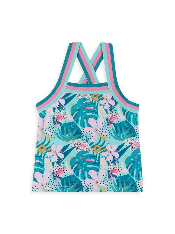 Andy & Evan Little Girl's 2-Piece Floral Tank Top Swimsuit 3