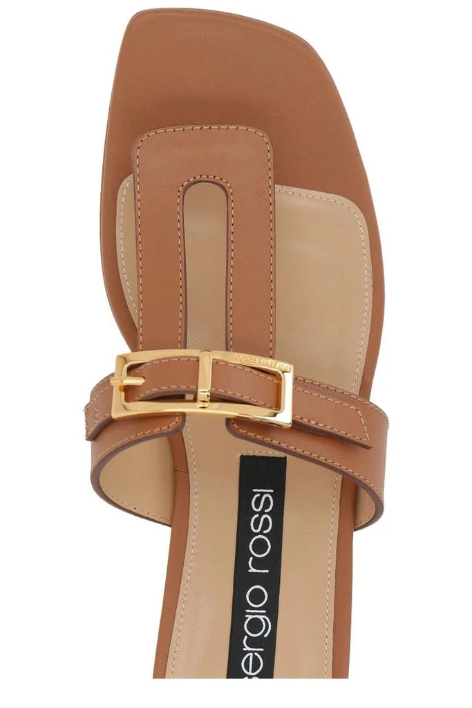 Sergio Rossi Sergio Rossi Square Toe Thong Sandals 3