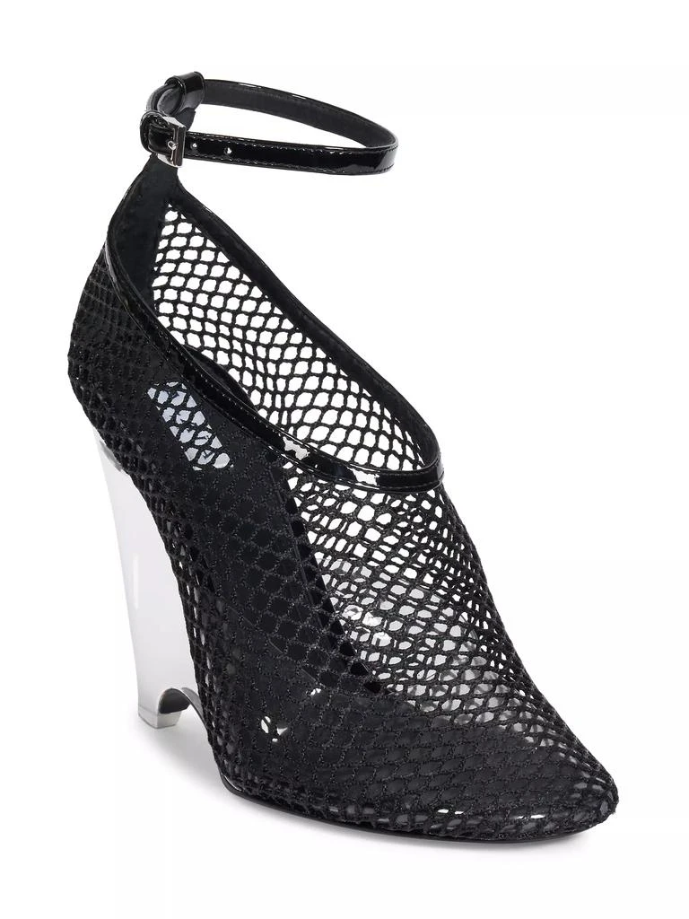 Alaïa 100MM Mesh Wedge Pumps 2