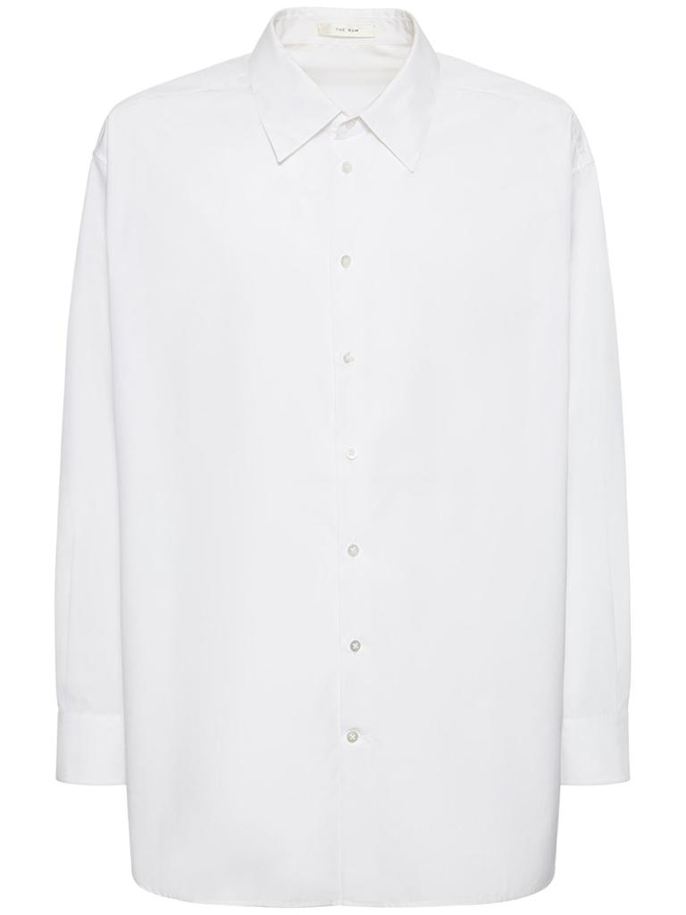 THE ROW Lukre Long Sleeve Cotton Shirt