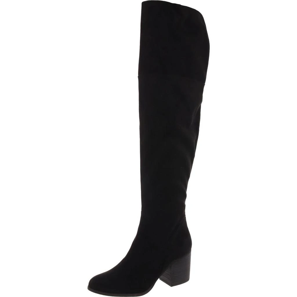 BP. Womens Slit Faux Suede Over-The-Knee Boots 1