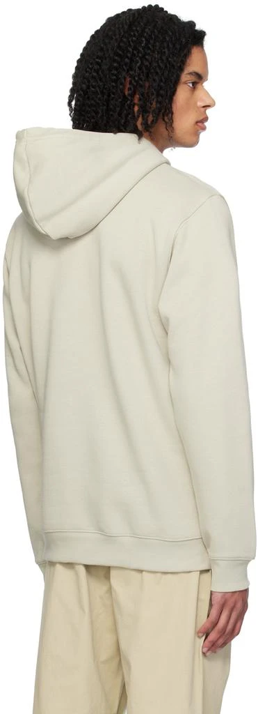 Adidas Beige Embroidered Hoodie 3