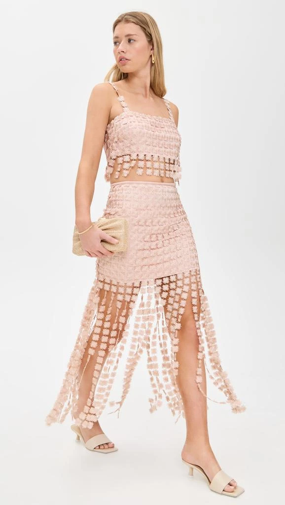 SAYLOR Elie Fringe Skirt Set 4