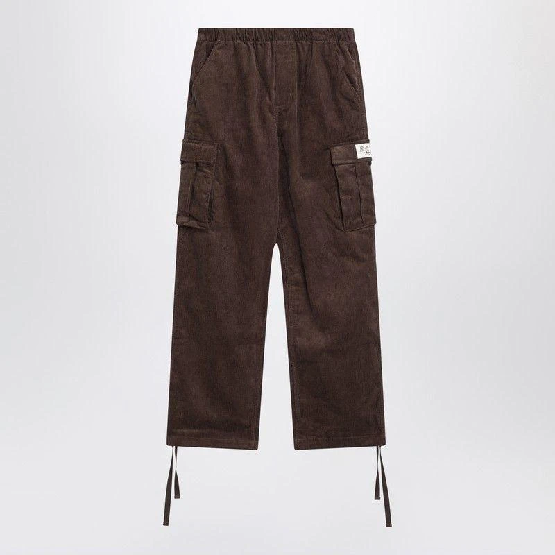 Brain Dead BROWN CORDUROY CARGO TROUSERS 1