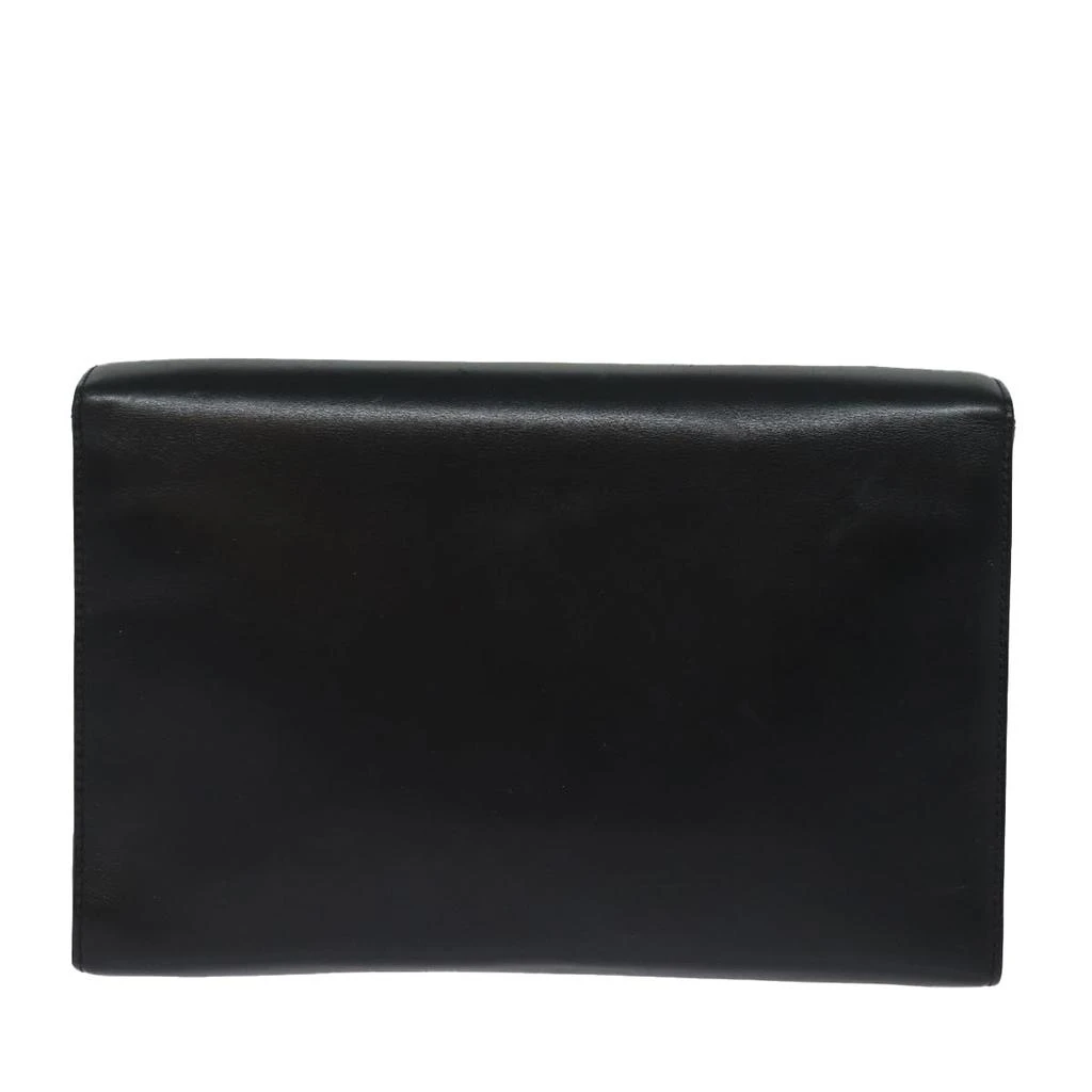 Salvatore Ferragamo Leather Clutch Bag (Pre-Owned) 2