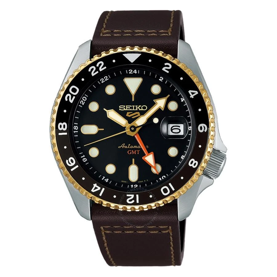 Seiko 5 Sports SKX GMT Automatic Black Dial Men's Watch SSK036 1