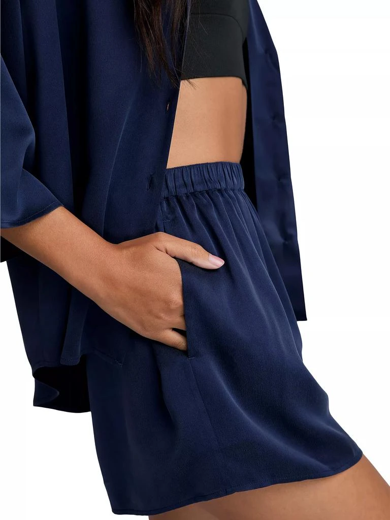 Lunya Washable Silk Relaxed 2-Piece Top & Shorts Set 10