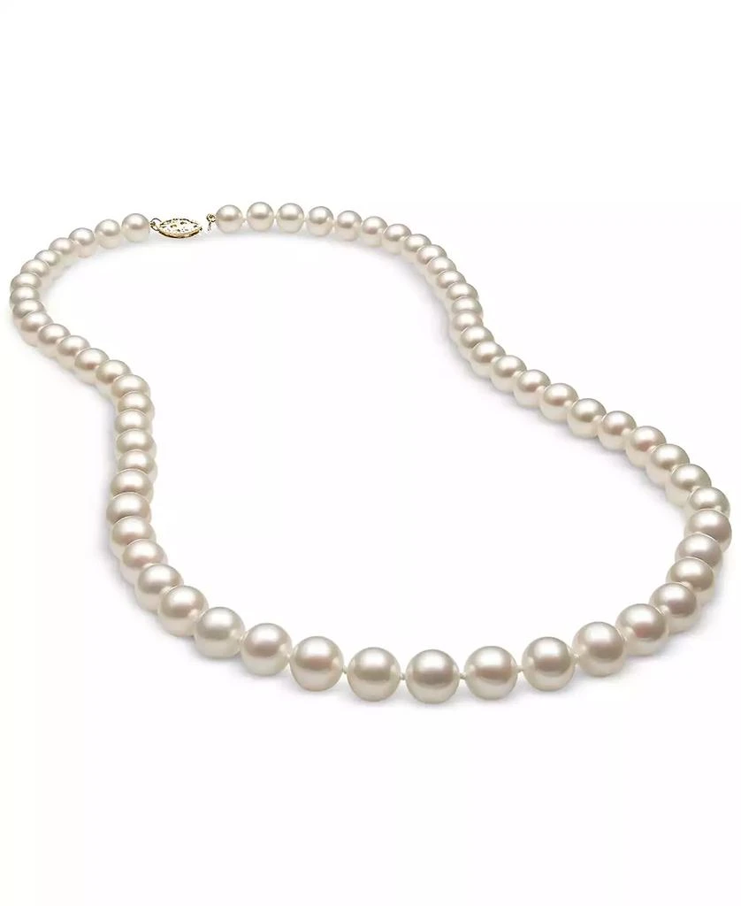 Belle de Mer Cultured Freshwater Pearl (7mm) Strand 20" in 14k Gold 1