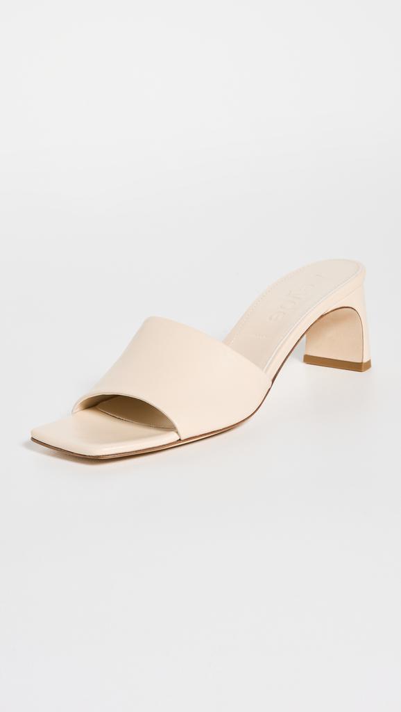 AEYDE Jeanie Nappa Leather Creamy Sandals