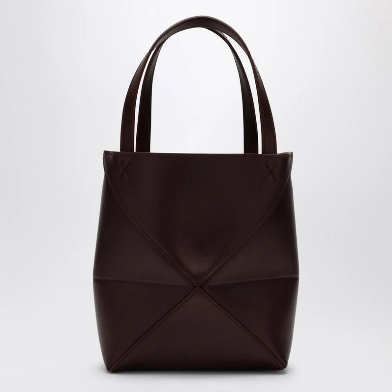 Loewe Mini Puzzle Fold Bag Dark Burgundy 4