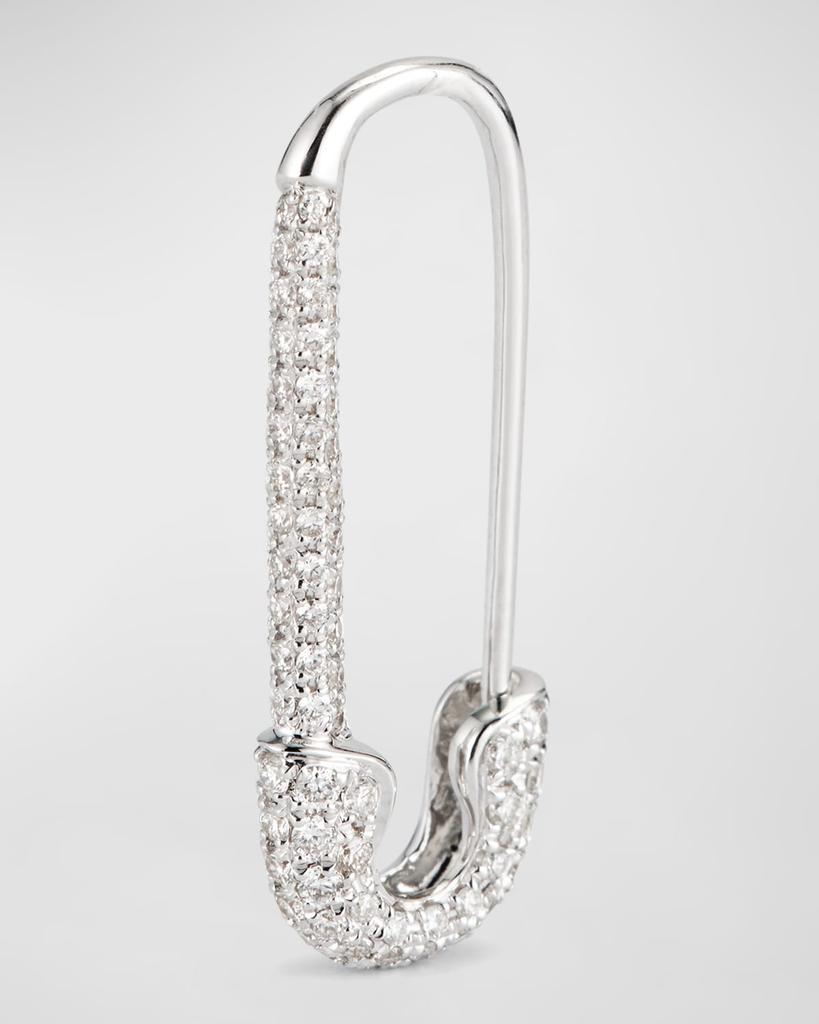 Anita Ko 18k Diamond Safety Pin Earring, Single