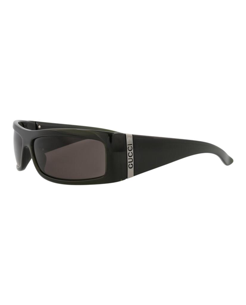 Gucci Shield-Frame Injection Sunglasses