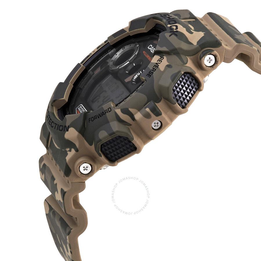 Casio G Shock Classic Brown Camouflage Resin Men's Watch GD120CM-5CR