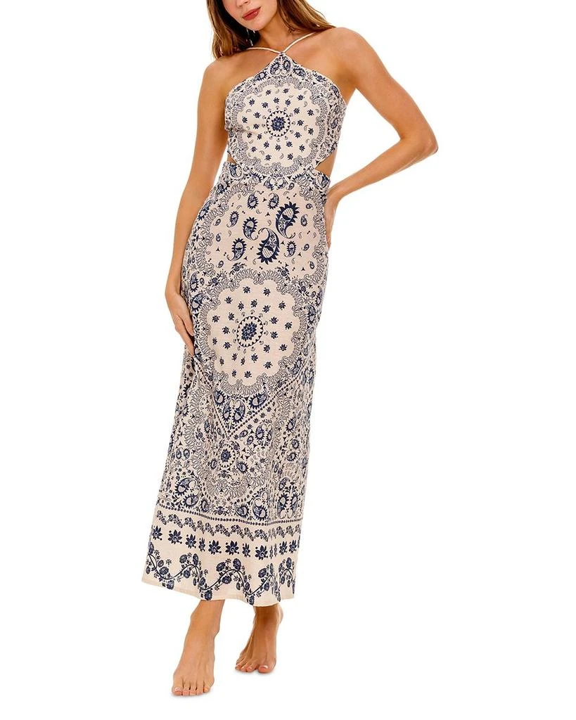 Agua Bendita Indira Atma Printed Cover-Up Dress 1