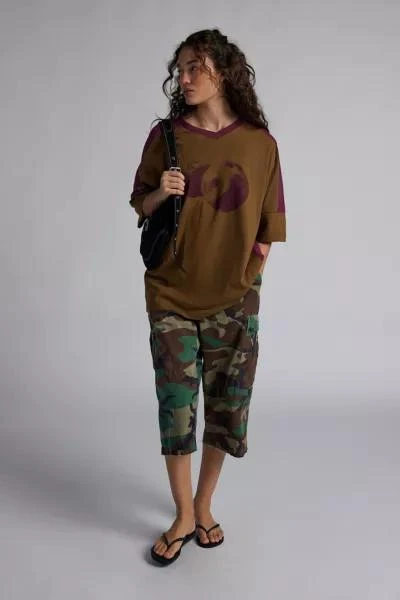 Urban Outfitters Dice Oversized V-Neck Jersey Graphic Tee 2