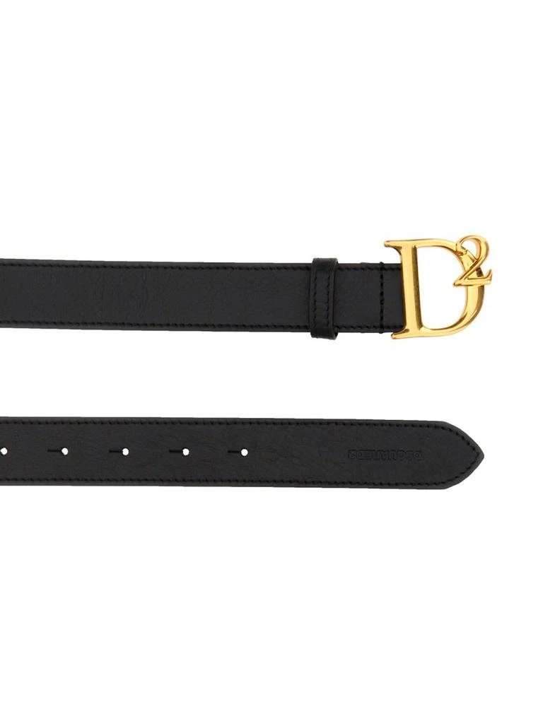 DSQUARED2 Dsquared2 Logo Plaque Buckle Belt 3