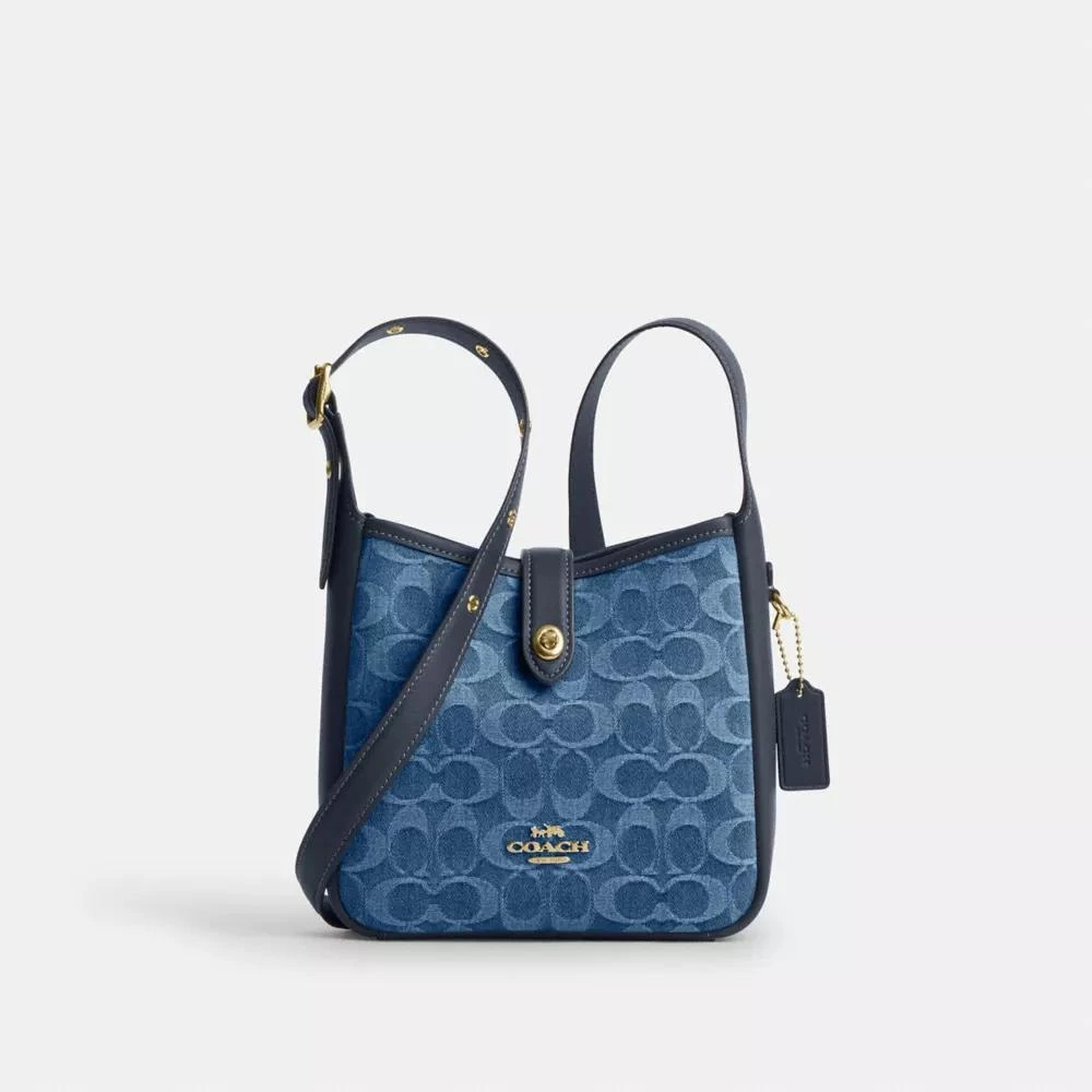 Coach Hadley Mini Crossbody Bag In Signature Denim