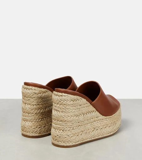 Christian Louboutin Ariella Zeppa leather espadrille wedges 3