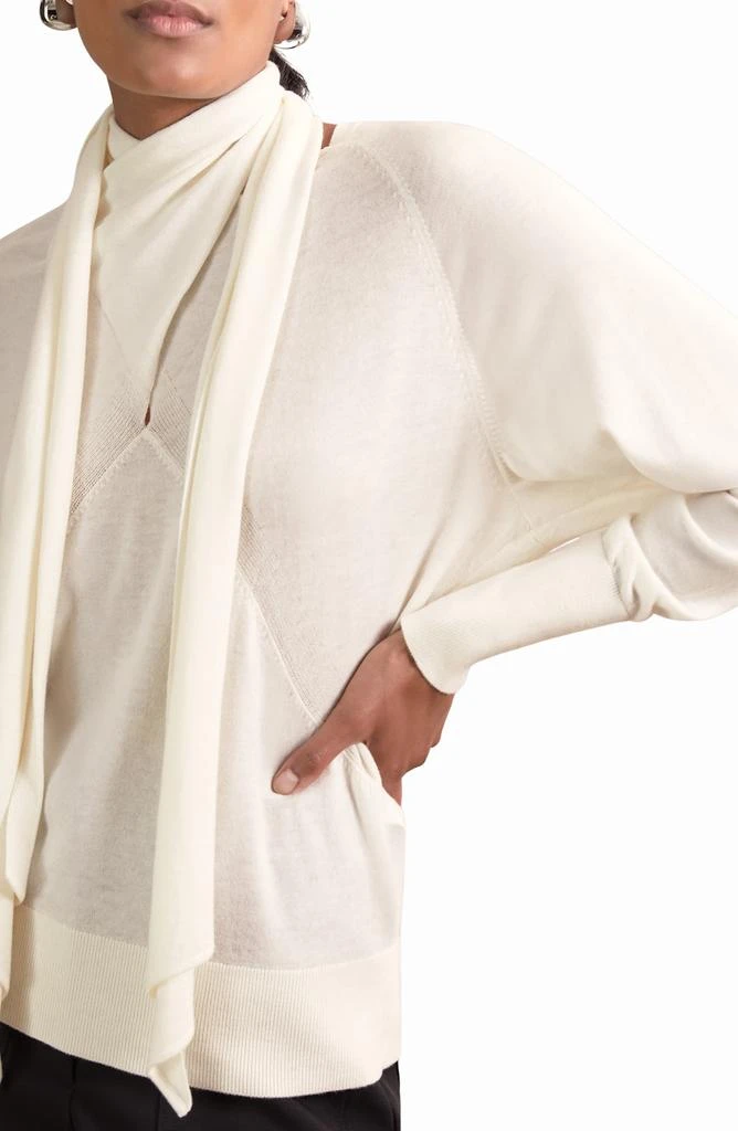 REISS Alexis Scarf Wool Sweater 3