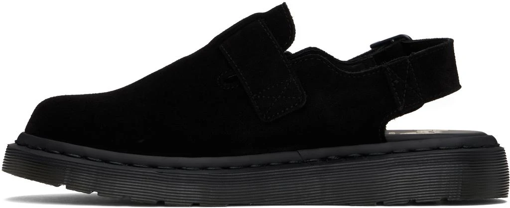 Dr. Martens Black Jorge Made In England Suede Slingback Mules 3