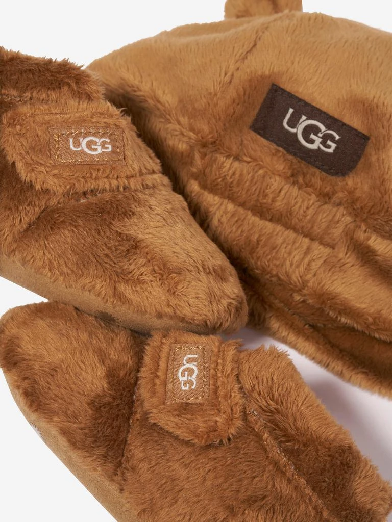 UGG UGG Baby Bixbee And Beanie Gift Set in Brown 10